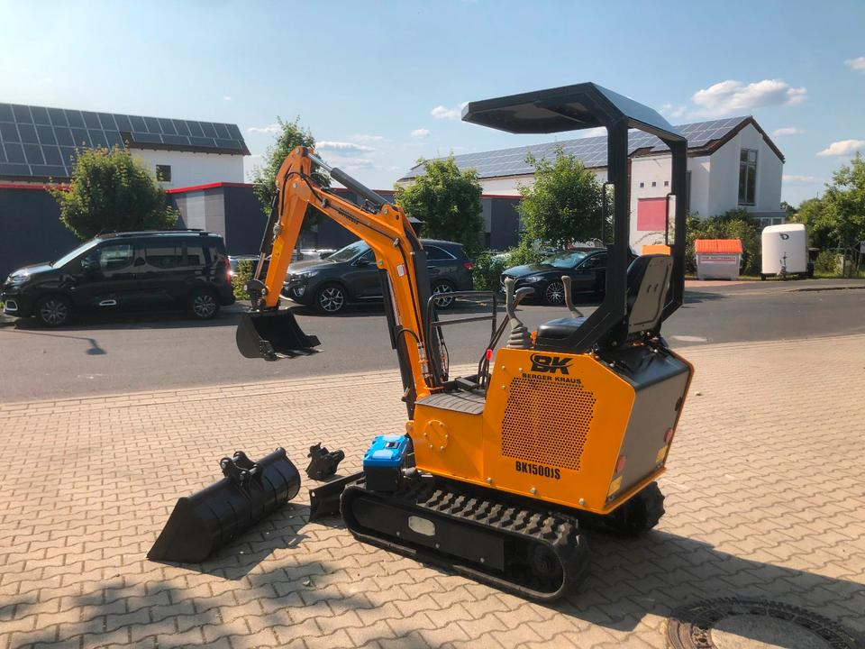 Minibagger BK1500JS *INKL.19% MWST*BERGER KRAUS*KUBOTA *JOYST*SCHAUFELPAKET* - حفار صغير: صورة 4 Minibagger BK1500JS *INKL.19% MWST*BERGER KRAUS*KUBOTA *JOYST*SCHAUFELPAKET* - حفار صغير: صورة 4