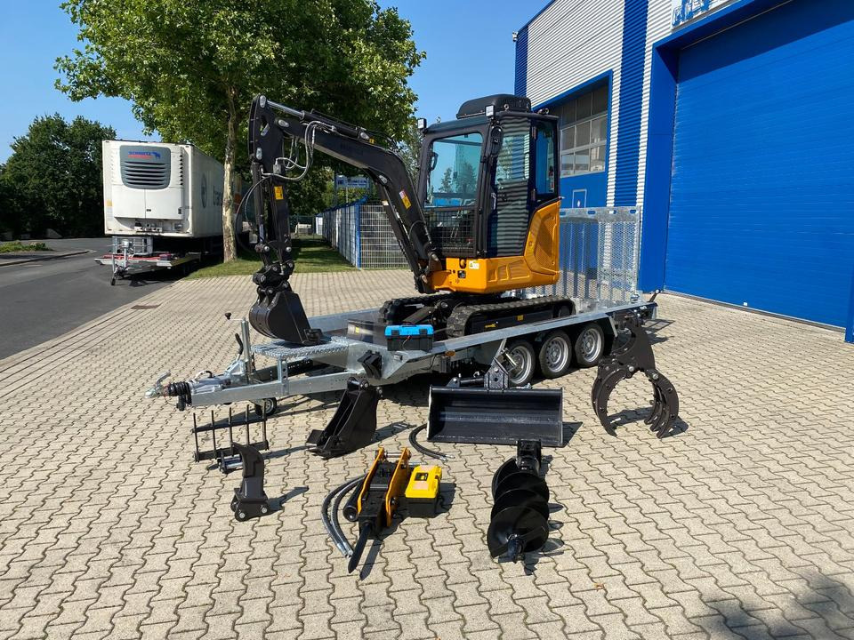 Minibagger BK2800ASR + Tieflader + Zubehör *INKL.19% MWST*BERGER KRAUS*KUBOTA*SCHWENKARM* VERSTELLFAHRWERK*KLIMA* - حفار صغير: صورة 2 Minibagger BK2800ASR + Tieflader + Zubehör *INKL.19% MWST*BERGER KRAUS*KUBOTA*SCHWENKARM* VERSTELLFAHRWERK*KLIMA* - حفار صغير: صورة 2