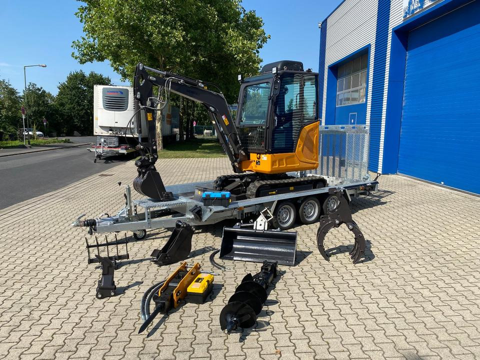 Minibagger BK2800ASR + Tieflader + Zubehör *INKL.19% MWST*BERGER KRAUS*KUBOTA*SCHWENKARM* VERSTELLFAHRWERK*KLIMA* - حفار صغير: صورة 1 Minibagger BK2800ASR + Tieflader + Zubehör *INKL.19% MWST*BERGER KRAUS*KUBOTA*SCHWENKARM* VERSTELLFAHRWERK*KLIMA* - حفار صغير: صورة 1