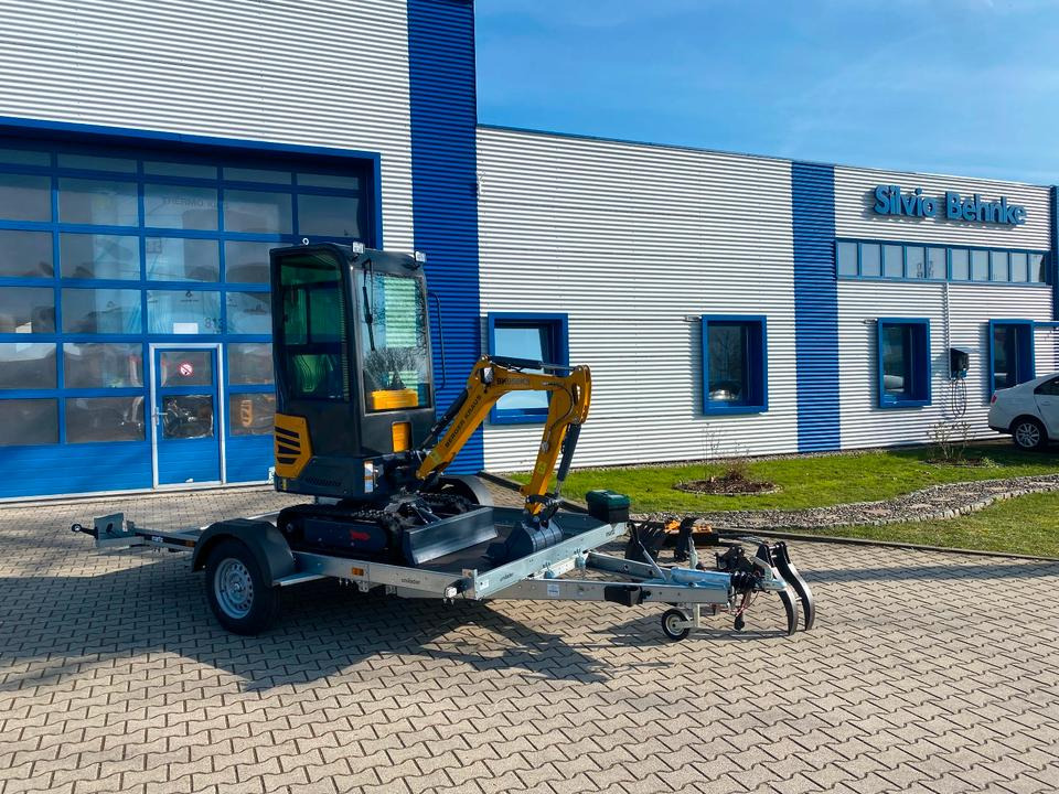 Minibagger BK950KS + Anhänger + Zubehör *INKL.19% MWST*BERGER KRAUS*KABINE*SOFORT!* - حفار صغير: صورة 4 Minibagger BK950KS + Anhänger + Zubehör *INKL.19% MWST*BERGER KRAUS*KABINE*SOFORT!* - حفار صغير: صورة 4