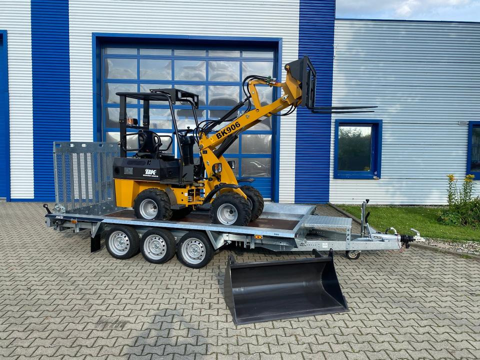 Radlader/Hoflader BK906 inkl. Tieflader und Gabel/Schaufelpaket *INKL.19% MWST*BERGER KRAUS*PERKINS*SOFORT!* - لودر مفصلي صغير, مقطورة: صورة 2 Radlader/Hoflader BK906 inkl. Tieflader und Gabel/Schaufelpaket *INKL.19% MWST*BERGER KRAUS*PERKINS*SOFORT!* - لودر مفصلي صغير, مقطورة: صورة 2