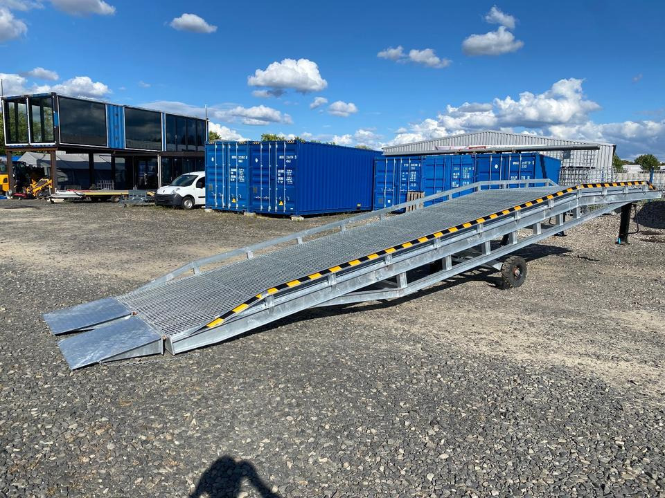 Verladerampe 8t Verzinkt Containerrampe LKW Rampe Vorführmodell inkl. Gratis Lieferung *INKL.19% MWST*SOFORT!* - منحدر تحميل: صورة 1 Verladerampe 8t Verzinkt Containerrampe LKW Rampe Vorführmodell inkl. Gratis Lieferung *INKL.19% MWST*SOFORT!* - منحدر تحميل: صورة 1