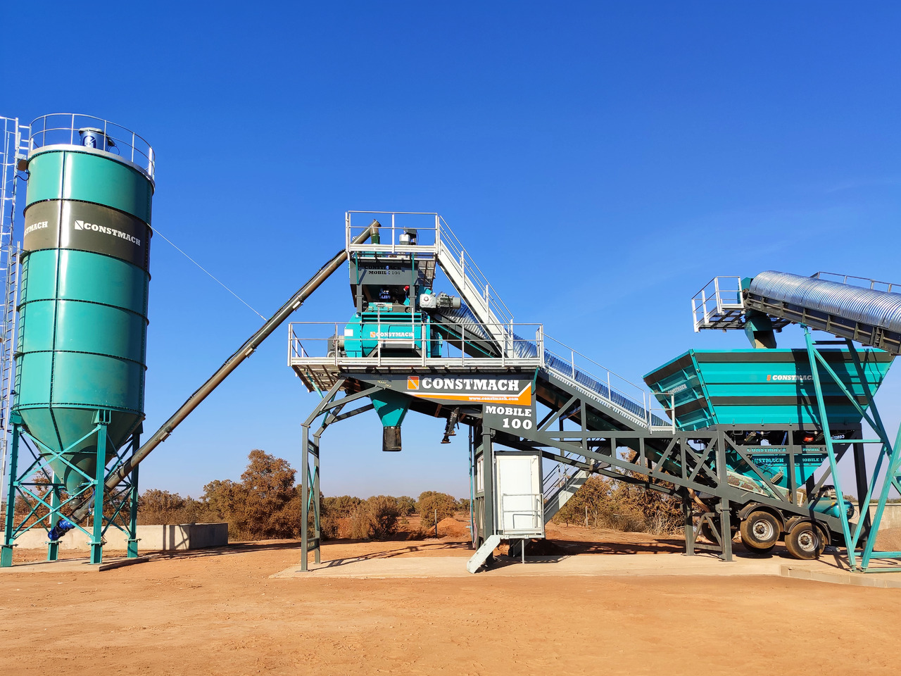 تأجير Constmach Mobile Betonmischanlage mit 100 m³/h Constmach Mobile Betonmischanlage mit 100 m³/h: صورة 10