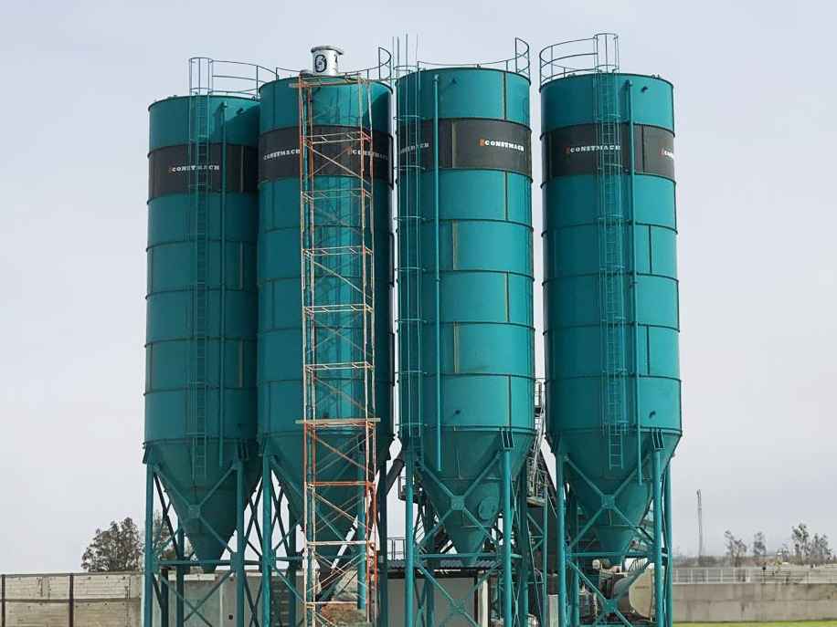 Constmach Silo à Ciment d'une Capacité de 200 Tonnes - خزان الأسمنت: صورة 1 Constmach Silo à Ciment d'une Capacité de 200 Tonnes - خزان الأسمنت: صورة 1