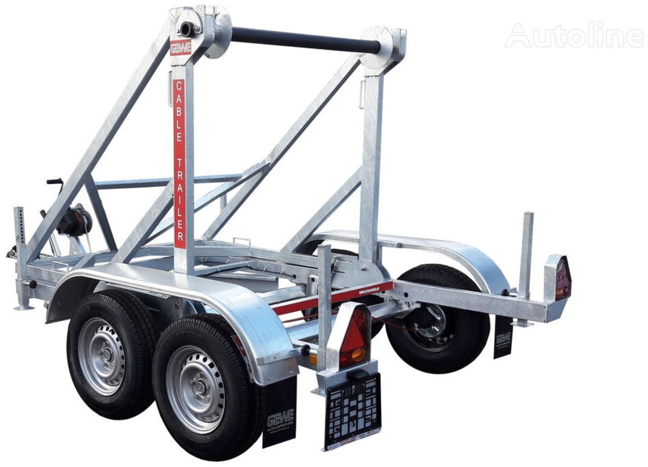 Gewe Przyczepa kablowa P3500 D/1 do przewozu bębnów kablowych - مقطورة بكرة الكابل: صورة 3 Gewe Przyczepa kablowa P3500 D/1 do przewozu bębnów kablowych - مقطورة بكرة الكابل: صورة 3