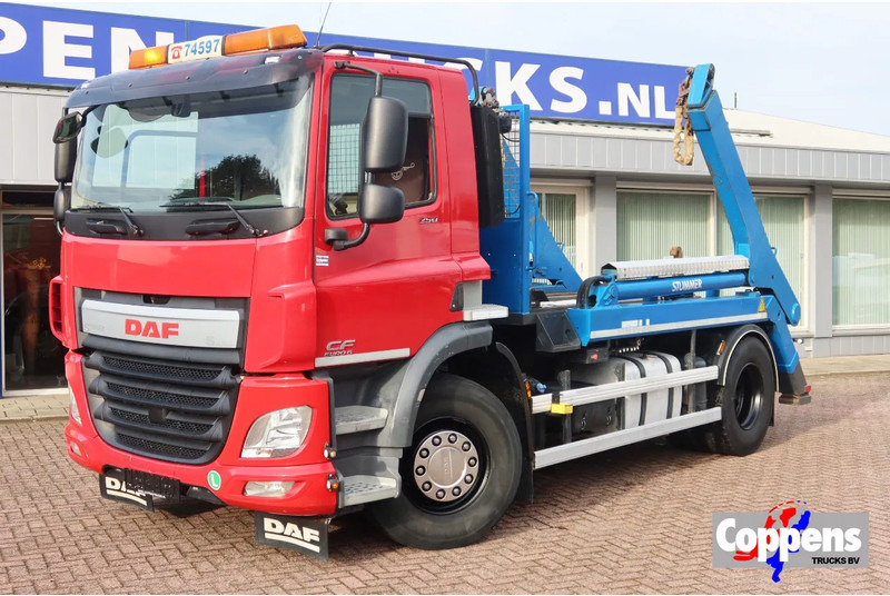 DAF CF 290 Portaalarm, Kipper, Abzetts kipper. Stummer HPG 12T PERFECT CONDITION - شاحنة لودر انزلاقي: صورة 1 DAF CF 290 Portaalarm, Kipper, Abzetts kipper. Stummer HPG 12T PERFECT CONDITION - شاحنة لودر انزلاقي: صورة 1