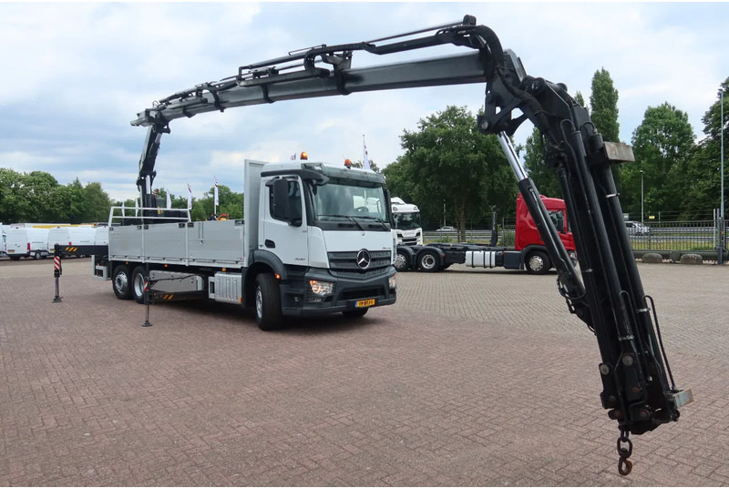 Mercedes-Benz ANTOS 2830 Kraanwagen open Laadbak Fassi F295 + FLY-JIB - شاحنة كرين: صورة 3 Mercedes-Benz ANTOS 2830 Kraanwagen open Laadbak Fassi F295 + FLY-JIB - شاحنة كرين: صورة 3