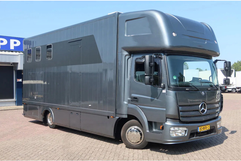 Mercedes-Benz Atego 816 L 3 Paarden/4 Ponies Nieuwe APK + nieuwe accu. - شاحنة نقل خيل: صورة 2 Mercedes-Benz Atego 816 L 3 Paarden/4 Ponies Nieuwe APK + nieuwe accu. - شاحنة نقل خيل: صورة 2