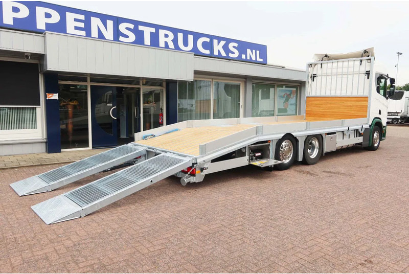 Scania R500 NGS Machinetransport 6x2 Hydralische oprijplaten. Binnenkort leverbaar. - شاحنة نقل سيارات شاحنة: صورة 3 Scania R500 NGS Machinetransport 6x2 Hydralische oprijplaten. Binnenkort leverbaar. - شاحنة نقل سيارات شاحنة: صورة 3