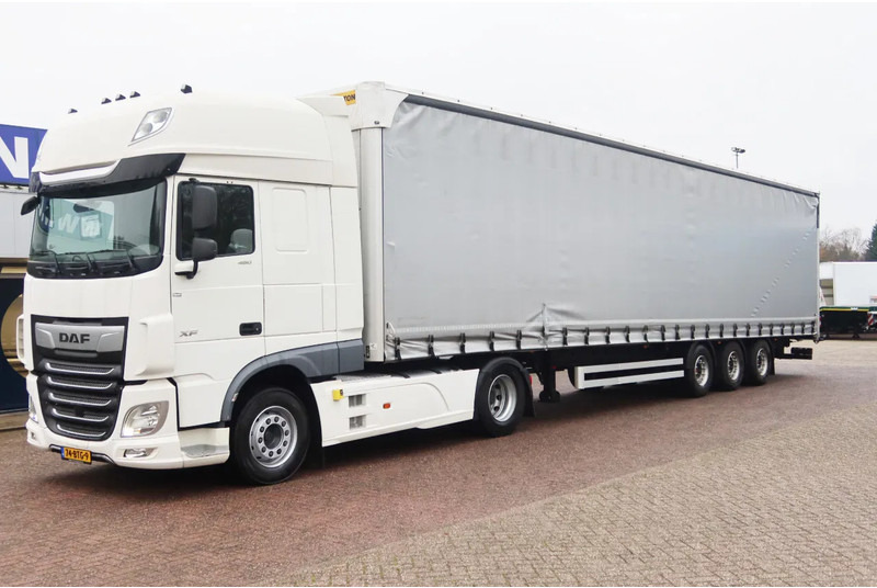 Wielton Mega Trailer with Terberg King Lifter contruction. Kooiaap aansluiting € 19.950.- netto. - نصف مقطورة بستائر جانبية: صورة 2 Wielton Mega Trailer with Terberg King Lifter contruction. Kooiaap aansluiting € 19.950.- netto. - نصف مقطورة بستائر جانبية: صورة 2