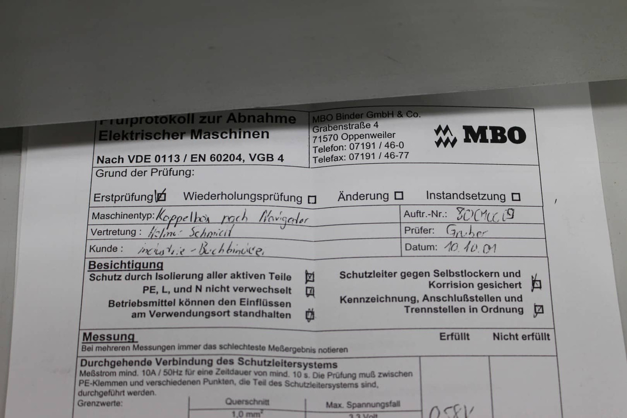 MBO Couple box - آلات الطباعة: صورة 5 MBO Couple box - آلات الطباعة: صورة 5