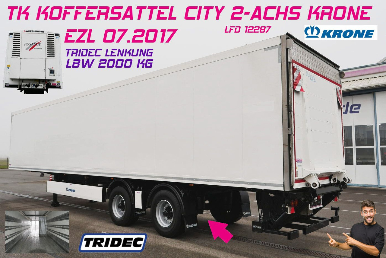 Krone SZ 18/CITY ZWANGSGELENKT / LBW 2 TO/MITSUBISHI - نصف مقطورة للتبريد: صورة 1 Krone SZ 18/CITY ZWANGSGELENKT / LBW 2 TO/MITSUBISHI - نصف مقطورة للتبريد: صورة 1