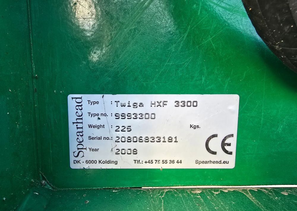 Spearhead Twiga HXF 3300 - آلات أخرى: صورة 4 Spearhead Twiga HXF 3300 - آلات أخرى: صورة 4