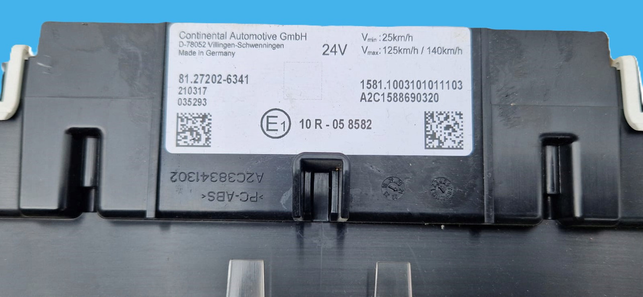 LICZNIK ZEGAR MAN TGX TGS 81.27202-6341 ORYGINAL NOWY MAN TGX TGS - قطع الغيار: صورة 3 LICZNIK ZEGAR MAN TGX TGS 81.27202-6341 ORYGINAL NOWY MAN TGX TGS - قطع الغيار: صورة 3