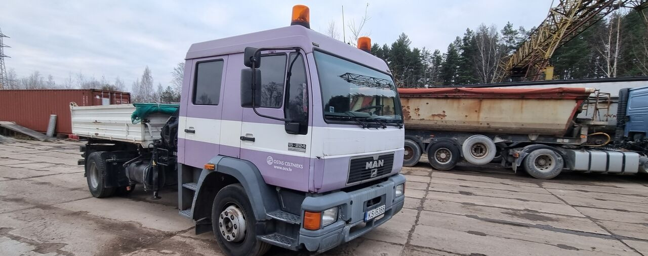 MAN 15.224 - شاحنة قلاب, شاحنة كرين: صورة 5 MAN 15.224 - شاحنة قلاب, شاحنة كرين: صورة 5