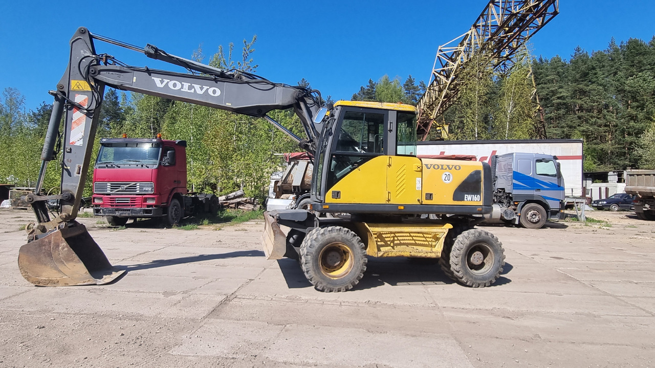 Volvo EW160 - حفار ذو عجلات: صورة 2 Volvo EW160 - حفار ذو عجلات: صورة 2