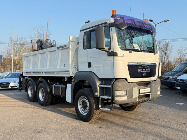 MAN TGS 26.400 Kipper mit Kran Jonsered 6x4 - شاحنة قلاب: صورة 2 MAN TGS 26.400 Kipper mit Kran Jonsered 6x4 - شاحنة قلاب: صورة 2