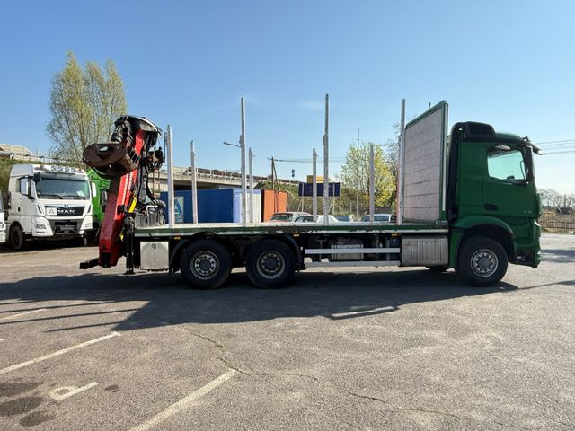 Mercedes-Benz Actros 2571 Holztransporter mit Kran - شاحنة قطع الأشجار, شاحنة كرين: صورة 5 Mercedes-Benz Actros 2571 Holztransporter mit Kran - شاحنة قطع الأشجار, شاحنة كرين: صورة 5