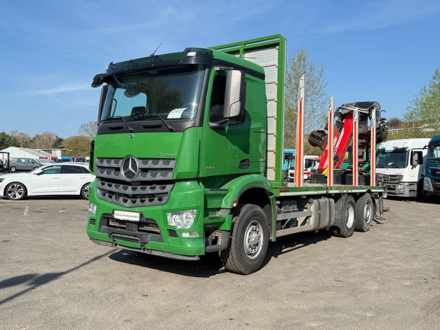 Mercedes-Benz Actros 2571 Holztransporter mit Kran - شاحنة قطع الأشجار, شاحنة كرين: صورة 3 Mercedes-Benz Actros 2571 Holztransporter mit Kran - شاحنة قطع الأشجار, شاحنة كرين: صورة 3
