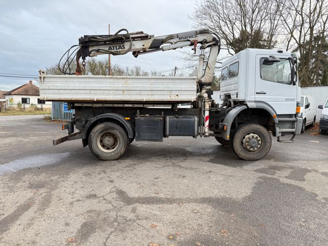 Mercedes-Benz Atego 1828 4x4 Kipper-Kran Atlas - شاحنة قلاب, شاحنة كرين: صورة 5 Mercedes-Benz Atego 1828 4x4 Kipper-Kran Atlas - شاحنة قلاب, شاحنة كرين: صورة 5