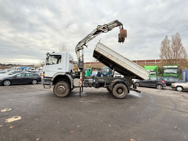 شاحنة قلاب, شاحنة كرين Mercedes-Benz Atego  1828  4x4 Kipper-Kran Atlas: صورة 11