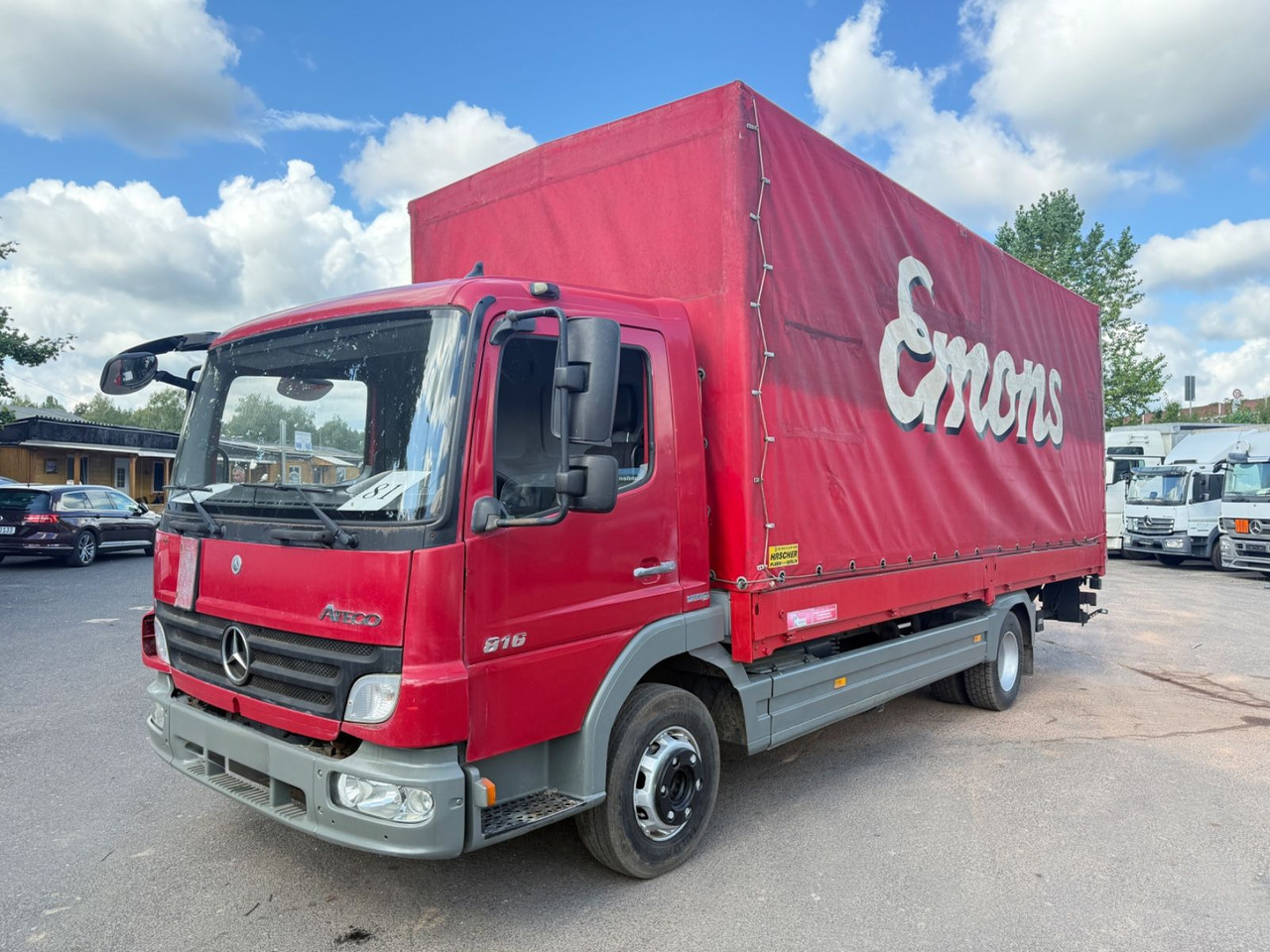 Mercedes-Benz Atego 816 L Lbw Tempomat - شاحنة ذات ستائر جانبية: صورة 3 Mercedes-Benz Atego 816 L Lbw Tempomat - شاحنة ذات ستائر جانبية: صورة 3