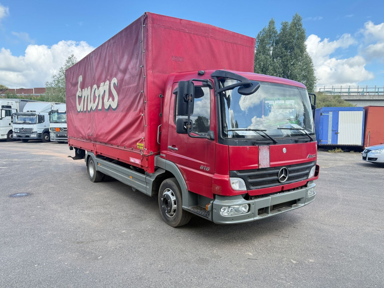Mercedes-Benz Atego 816 L Lbw Tempomat - شاحنة ذات ستائر جانبية: صورة 2 Mercedes-Benz Atego 816 L Lbw Tempomat - شاحنة ذات ستائر جانبية: صورة 2