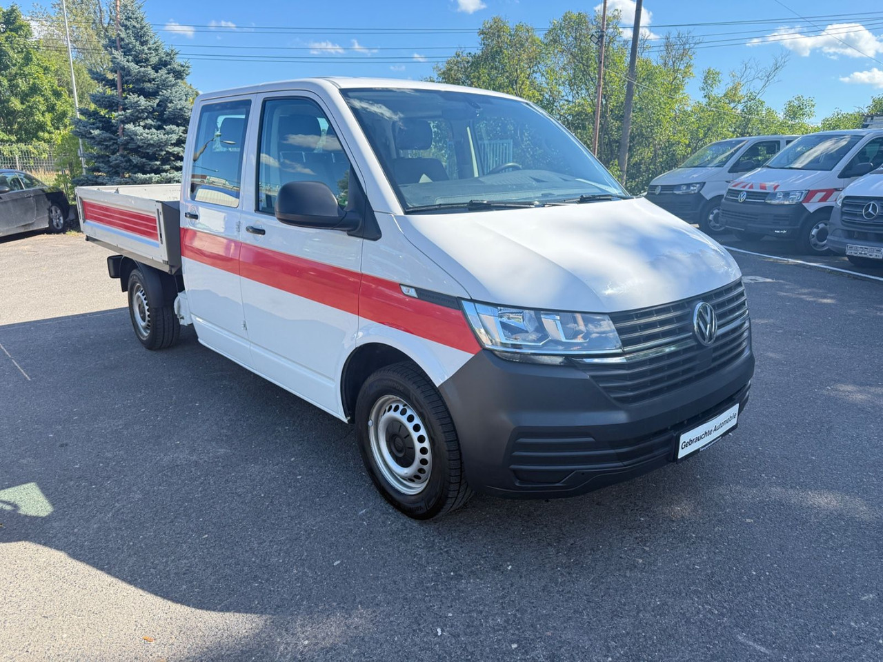 Volkswagen T6 Transporter Pritsche DKL ang 4MOTION - شاحنة توصيل مفتوحة, الشاحنات الصغيرة كابينة مزدوجة: صورة 1 Volkswagen T6 Transporter Pritsche DKL ang 4MOTION - شاحنة توصيل مفتوحة, الشاحنات الصغيرة كابينة مزدوجة: صورة 1