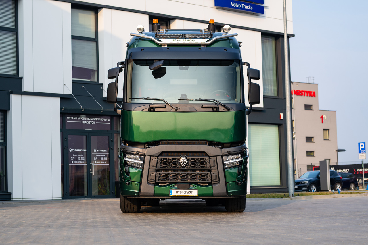 RENAULT TRUCKS C P6X4 DO DŁUŻYC Żuraw Tajfun Liv -270z 9.6 na stanie / Renault type C P6x4+ Tajfun Liv 270z 9.6 m - شاحنة قطع الأشجار, شاحنة كرين: صورة 1 RENAULT TRUCKS C P6X4 DO DŁUŻYC Żuraw Tajfun Liv -270z 9.6 na stanie / Renault type C P6x4+ Tajfun Liv 270z 9.6 m - شاحنة قطع الأشجار, شاحنة كرين: صورة 1