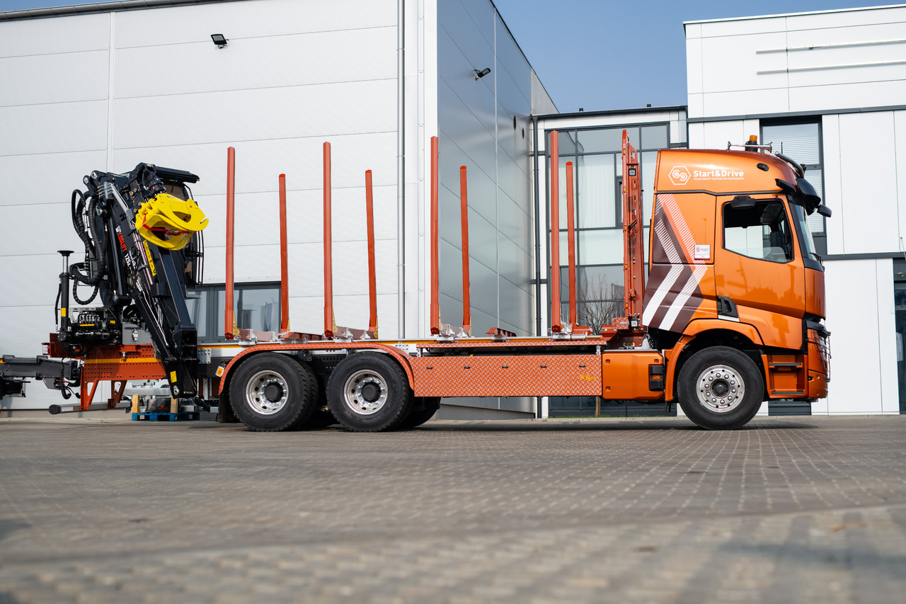 RENAULT TRUCKS C P6X4 Zabudowa do transportu drewna / Timber transport truck / Holztransportwagen/Camion de transport lemn - شاحنة قطع الأشجار, شاحنة كهربائية: صورة 1 RENAULT TRUCKS C P6X4 Zabudowa do transportu drewna / Timber transport truck / Holztransportwagen/Camion de transport lemn - شاحنة قطع الأشجار, شاحنة كهربائية: صورة 1