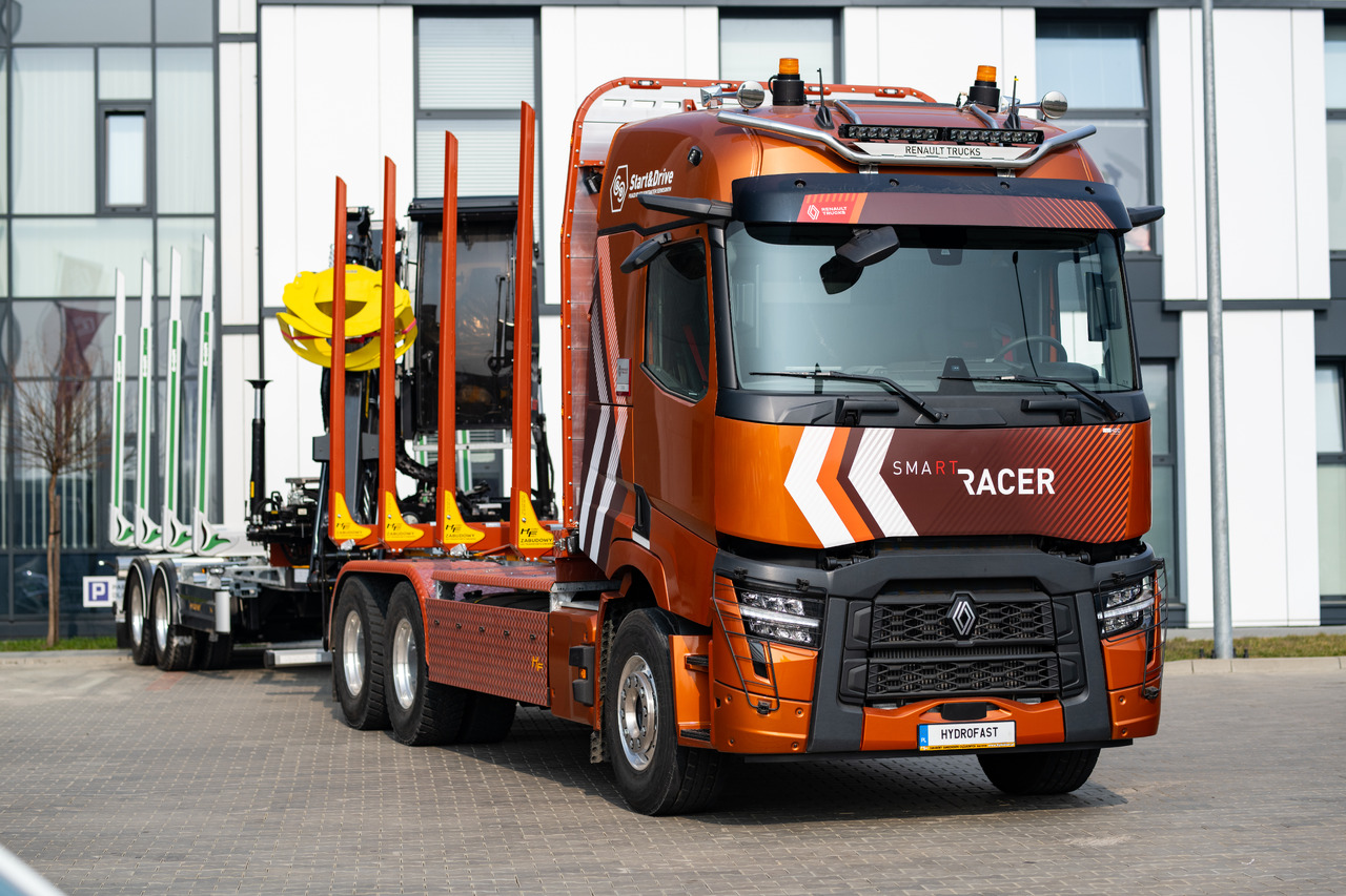 RENAULT TRUCKS C P6X4 Zabudowa do transportu drewna / Timber transport truck / Holztransportwagen/Camion de transport lemn - شاحنة قطع الأشجار, شاحنة كهربائية: صورة 3 RENAULT TRUCKS C P6X4 Zabudowa do transportu drewna / Timber transport truck / Holztransportwagen/Camion de transport lemn - شاحنة قطع الأشجار, شاحنة كهربائية: صورة 3
