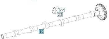 Wałek rozrządu ssący (dolot) Mercedes om 935/936 - علبة العادم/ نظام العادم - شاحنة: صورة 1 Wałek rozrządu ssący (dolot) Mercedes om 935/936 - علبة العادم/ نظام العادم - شاحنة: صورة 1