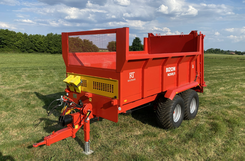 Roltrans Miststreuer / Manure spreader / Epandeur à fumier / Spandiletame / Разбрасыватель органических удобрений / Rozrzutnik obornika N250S/5 10 t - ناثرة السماد الحيواني: صورة 1 Roltrans Miststreuer / Manure spreader / Epandeur à fumier / Spandiletame / Разбрасыватель органических удобрений / Rozrzutnik obornika N250S/5 10 t - ناثرة السماد الحيواني: صورة 1