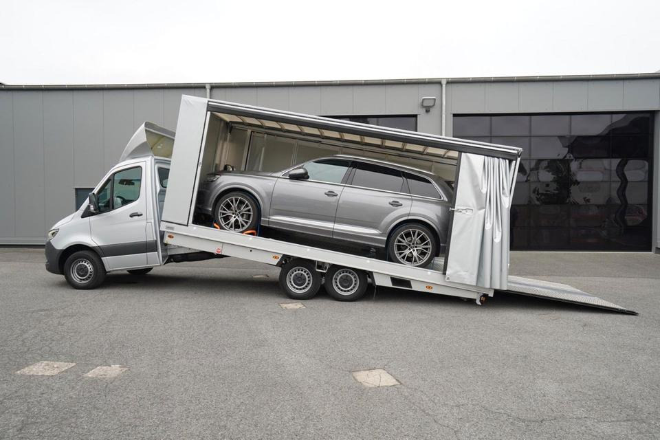 Mercedes-Benz Sprinter 619 ALGEMA BLITZLADER 2 - GESCHLOSSEN - شاحنة نقل سيارات شاحنة, شاحنة توصيل مغلقة: صورة 1 Mercedes-Benz Sprinter 619 ALGEMA BLITZLADER 2 - GESCHLOSSEN - شاحنة نقل سيارات شاحنة, شاحنة توصيل مغلقة: صورة 1