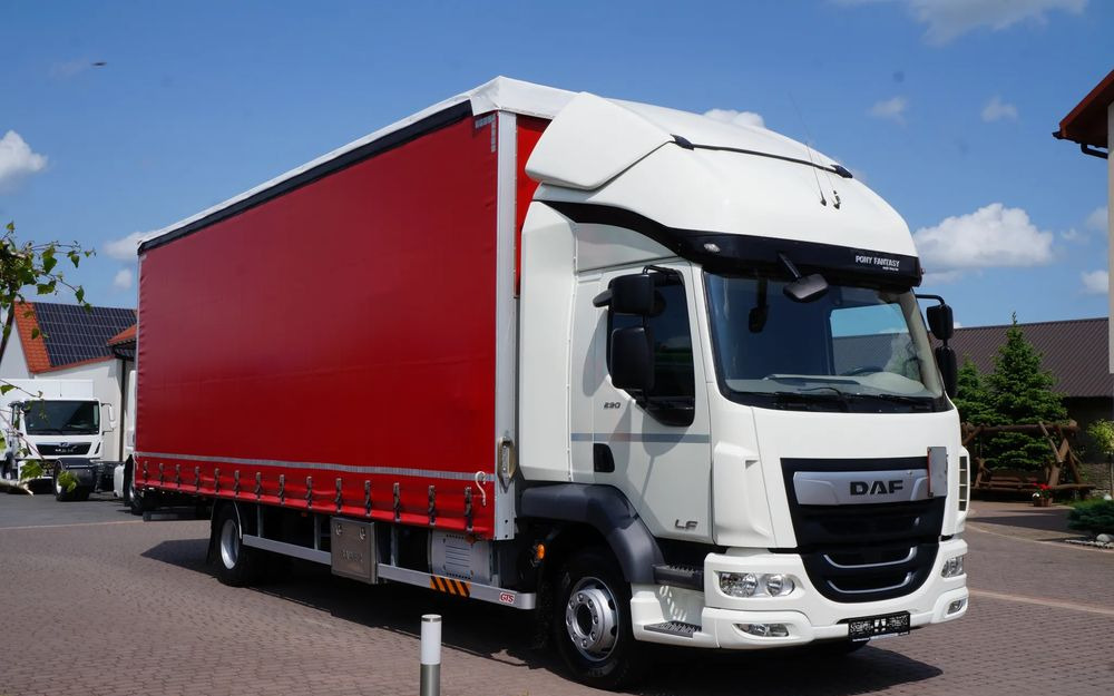 DAF LF 290 EURO 6 FIRANKA DŁ. 8.6m 21 PALET ŁAD 8.250 KG - شاحنة ذات ستائر جانبية: صورة 1 DAF LF 290 EURO 6 FIRANKA DŁ. 8.6m 21 PALET ŁAD 8.250 KG - شاحنة ذات ستائر جانبية: صورة 1
