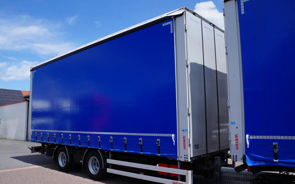 DAF XF 480 EURO 6 ZESTAW TANDEM PRZEJAZDOWY 120 M3 7,7 M + 7,7 M WECON - شاحنة ذات ستائر جانبية: صورة 4 DAF XF 480 EURO 6 ZESTAW TANDEM PRZEJAZDOWY 120 M3 7,7 M + 7,7 M WECON - شاحنة ذات ستائر جانبية: صورة 4