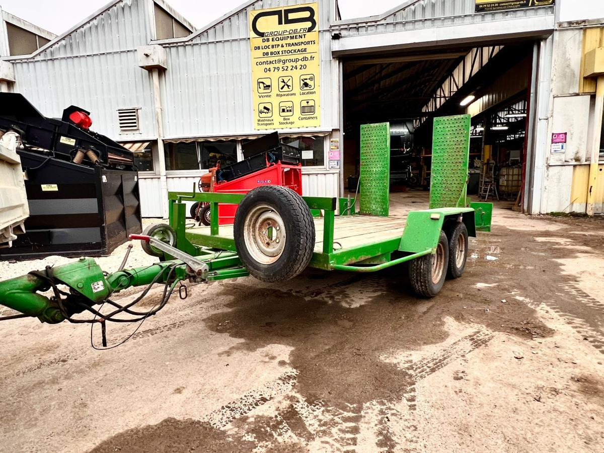 Bouveret R23200 REMORQUE PORTE ENGIN 2 ESSIEUX 3,2T - مقطورة بلودر منخفض: صورة 1 Bouveret R23200 REMORQUE PORTE ENGIN 2 ESSIEUX 3,2T - مقطورة بلودر منخفض: صورة 1