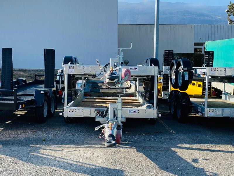 ECIM REMORQUE PORTE ENGINS 2 ESSIEUX 3T5 NEUVE - مقطورة لنقل المعدات: صورة 3 ECIM REMORQUE PORTE ENGINS 2 ESSIEUX 3T5 NEUVE - مقطورة لنقل المعدات: صورة 3