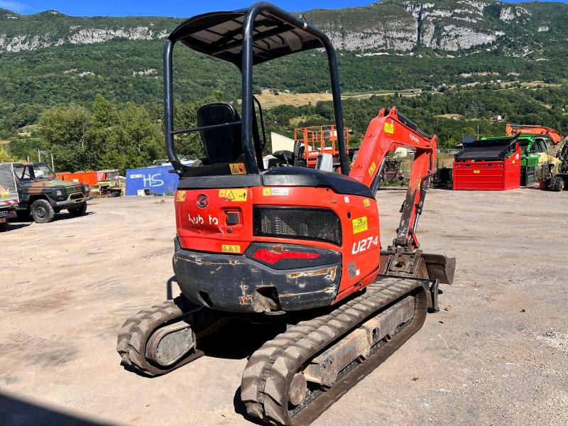 Kubota Series U U27-4 MINIPELLE 2,7T CANOPY - حفار صغير: صورة 5 Kubota Series U U27-4 MINIPELLE 2,7T CANOPY - حفار صغير: صورة 5