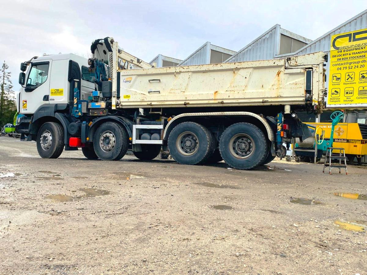 RENAULT KERAX 8x4 520 BIBENNE CIF GRUE CORMACH - شاحنة قلاب, شاحنة كرين: صورة 3 RENAULT KERAX 8x4 520 BIBENNE CIF GRUE CORMACH - شاحنة قلاب, شاحنة كرين: صورة 3