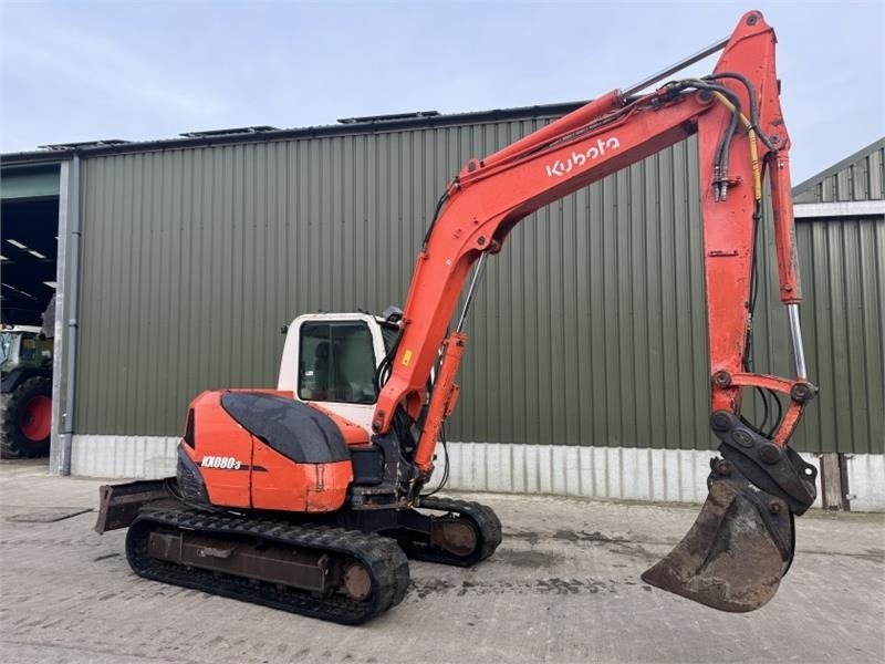 Kubota KX080-3 Digger - حفار زاحف: صورة 3 Kubota KX080-3 Digger - حفار زاحف: صورة 3