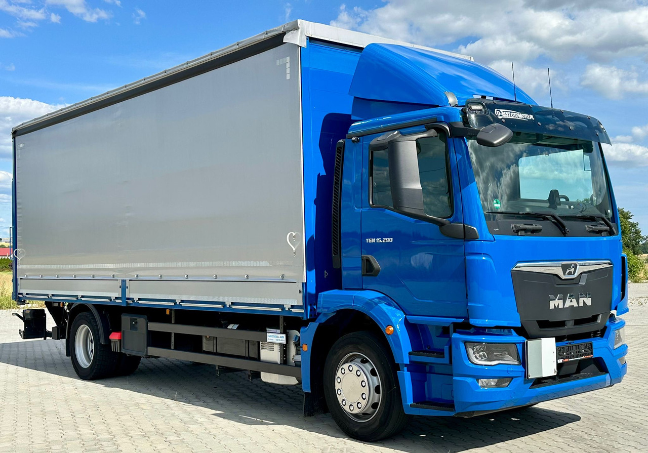MAN TGM 15.290 / FIRANKA / WINDA / AUTOMAT / 2021 ROK / 18 EUROPALET / 15 T DMC - شاحنة ذات ستائر جانبية: صورة 1 MAN TGM 15.290 / FIRANKA / WINDA / AUTOMAT / 2021 ROK / 18 EUROPALET / 15 T DMC - شاحنة ذات ستائر جانبية: صورة 1