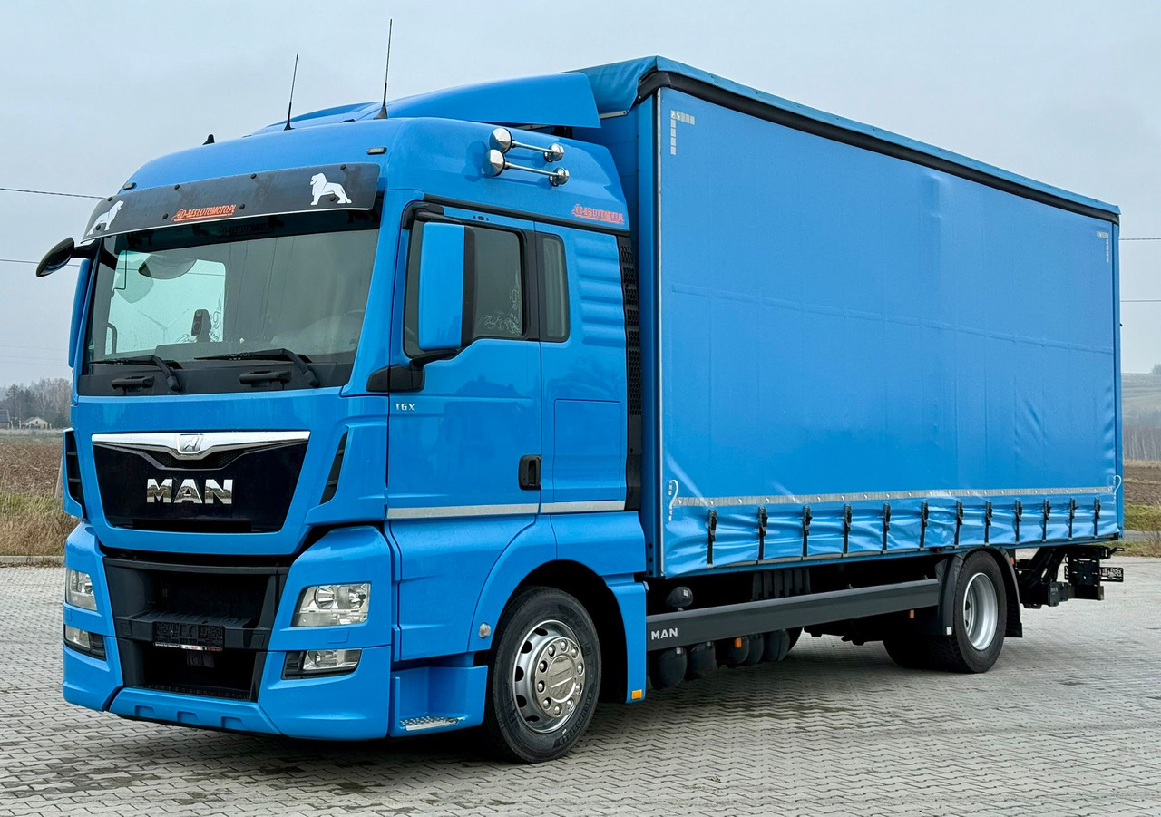 MAN TGX 18.360 / FIRANKA / WINDA / AUTOMAT / NOWE OPONY / EURO 6 / SYPIALKA / SPROWADZONY - شاحنة ذات ستائر جانبية: صورة 2 MAN TGX 18.360 / FIRANKA / WINDA / AUTOMAT / NOWE OPONY / EURO 6 / SYPIALKA / SPROWADZONY - شاحنة ذات ستائر جانبية: صورة 2