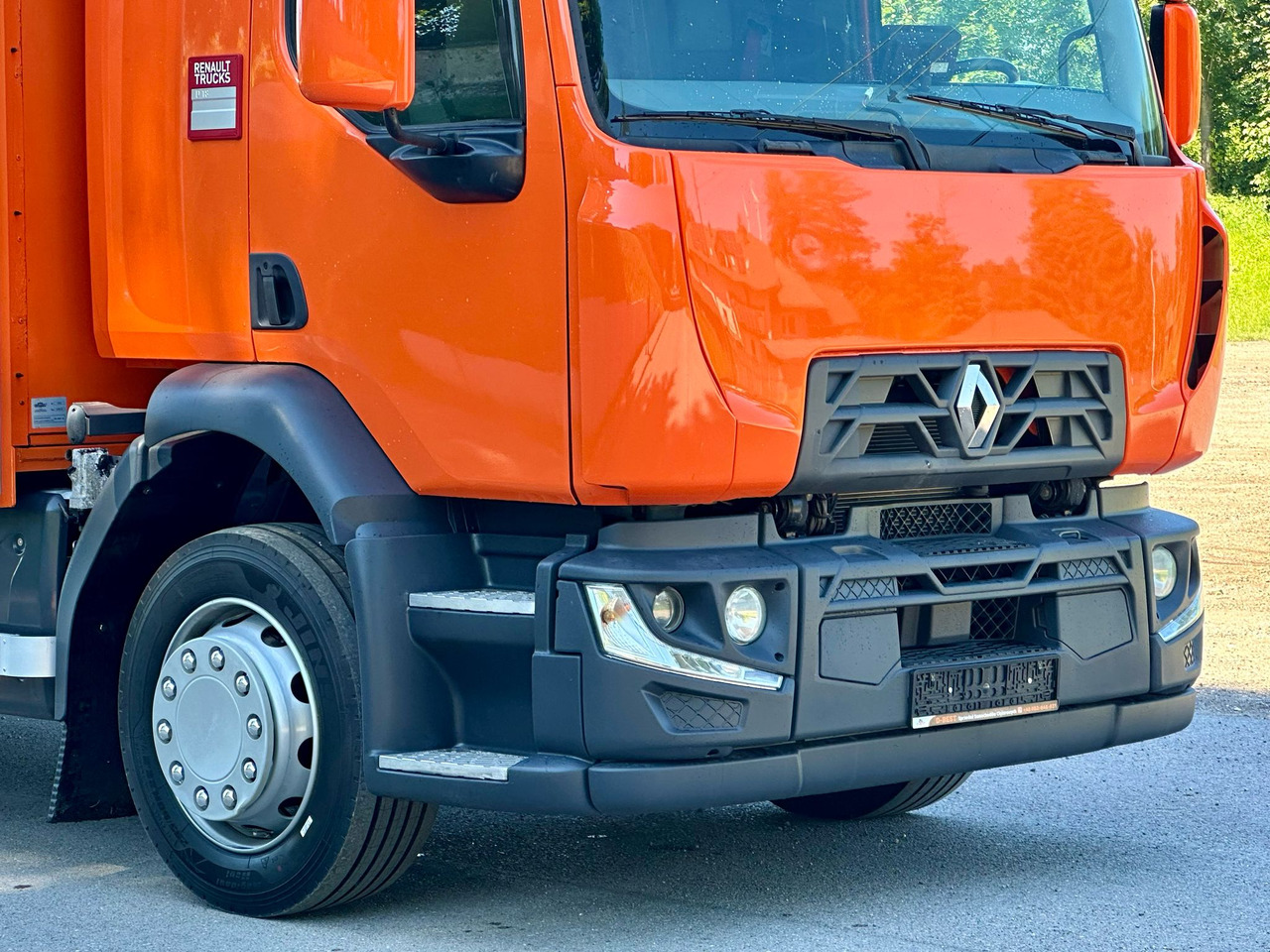 شاحنة ذات ستائر جانبية RENAULT D 18 / 280 / FIRANKA / WINDA / 8.6 M DŁUGOŚCI / 21 EUROPALET / NOWE OPONY / ŁADOWNOŚĆ 9.380 KG / AUTOMAT / SERWISOWANA / SPROWADZONA: صورة 12