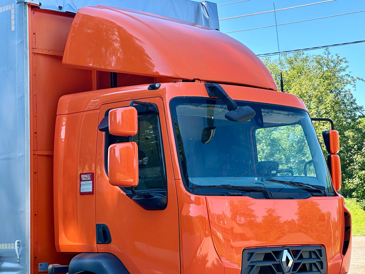 شاحنة ذات ستائر جانبية RENAULT D 18 / 280 / FIRANKA / WINDA / 8.6 M DŁUGOŚCI / 21 EUROPALET / NOWE OPONY / ŁADOWNOŚĆ 9.380 KG / AUTOMAT / SERWISOWANA / SPROWADZONA: صورة 11