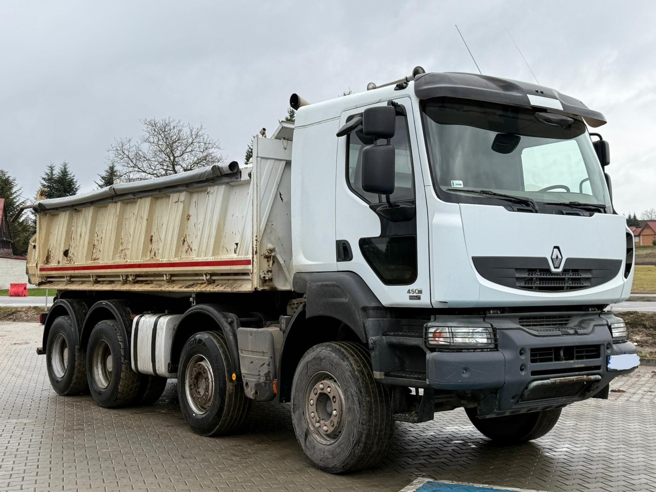 RENAULT KERAX 450 DXI / WYWROTKA / 8X4 / 3 STRONNA / MEILLER / EURO 5 - شاحنة قلاب: صورة 1 RENAULT KERAX 450 DXI / WYWROTKA / 8X4 / 3 STRONNA / MEILLER / EURO 5 - شاحنة قلاب: صورة 1