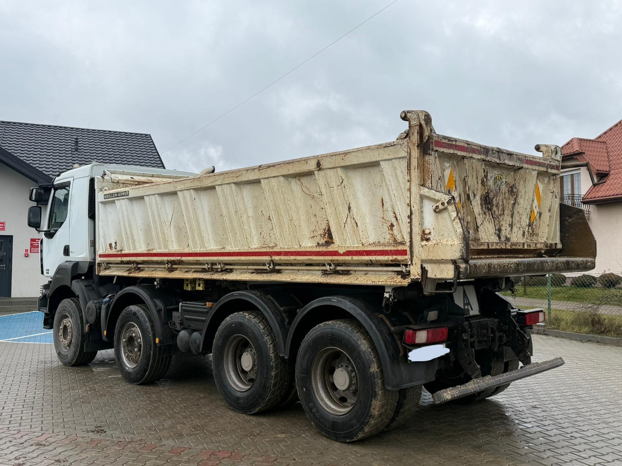 RENAULT KERAX 450 DXI / WYWROTKA / 8X4 / 3 STRONNA / MEILLER / EURO 5 - شاحنة قلاب: صورة 5 RENAULT KERAX 450 DXI / WYWROTKA / 8X4 / 3 STRONNA / MEILLER / EURO 5 - شاحنة قلاب: صورة 5