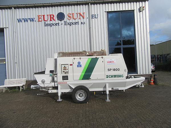 2014 SCHWING BP 1800 D -129 KW static pump - مضخة خرسانة ثابتة: صورة 1 2014 SCHWING BP 1800 D -129 KW static pump - مضخة خرسانة ثابتة: صورة 1