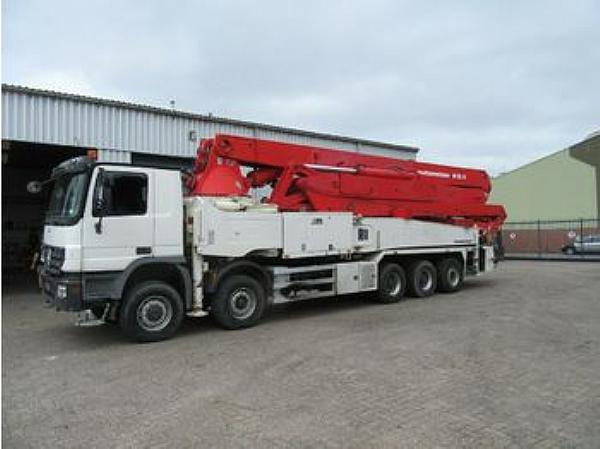 PUTZMEISTER M52/5 MB/ACTROS - مضخة خرسانة: صورة 1 PUTZMEISTER M52/5 MB/ACTROS - مضخة خرسانة: صورة 1