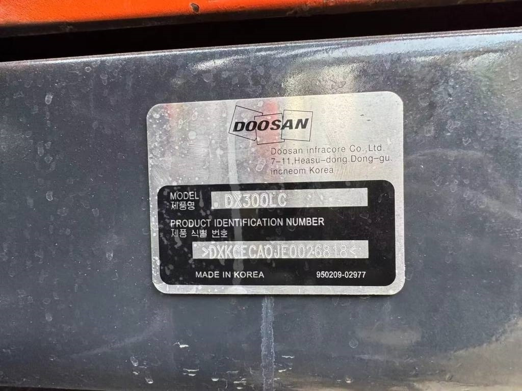 Doosan DX 300 LC - حفار زاحف: صورة 5 Doosan DX 300 LC - حفار زاحف: صورة 5